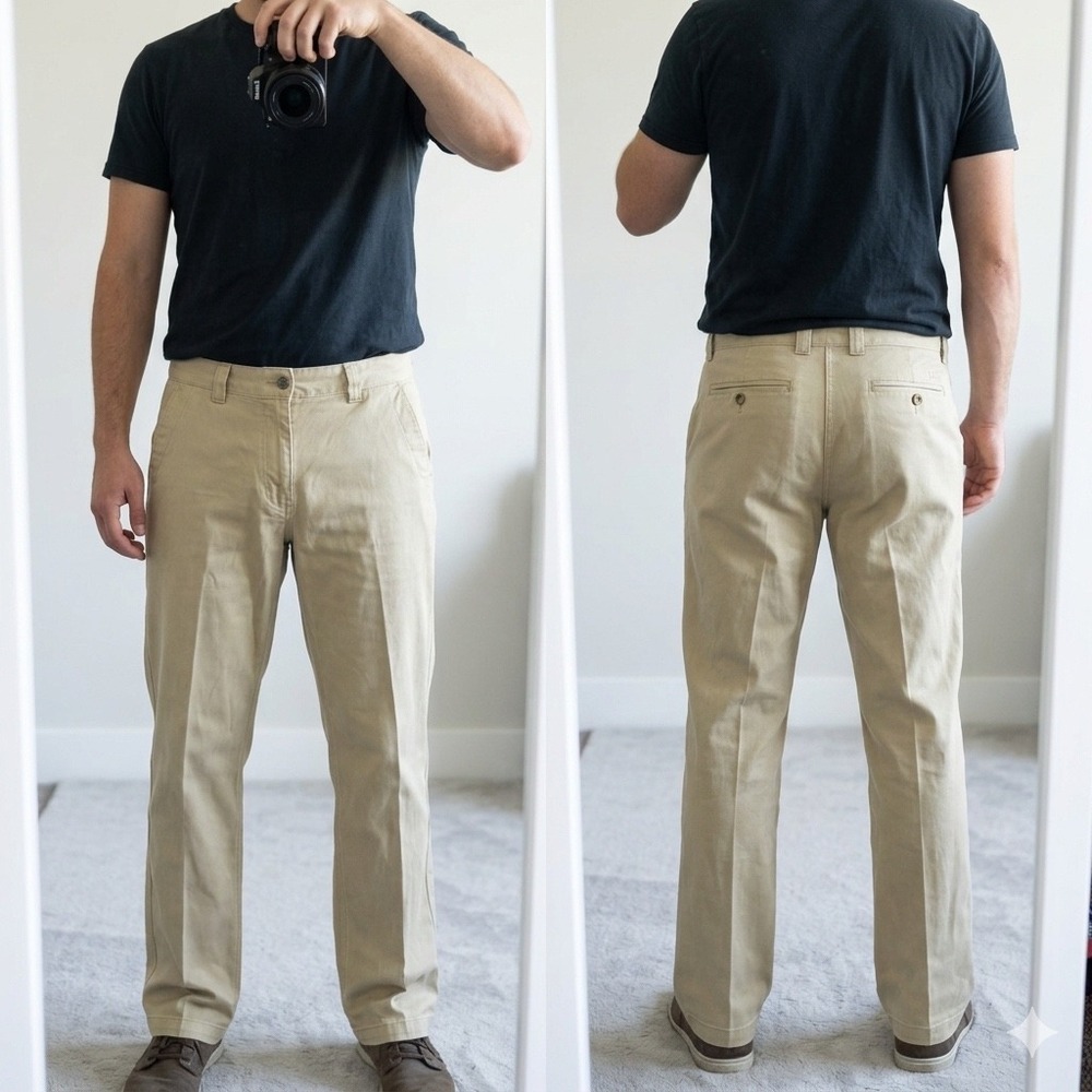 Mountain Khakis Men's 36x36 Relaxed Fit Khaki Chino Pants Cotton Blend Beige